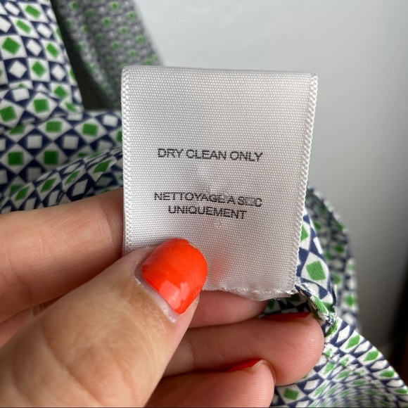 Joie Venicia Silk Split Neck Blouse in Camp Green - Picture 7 of 8